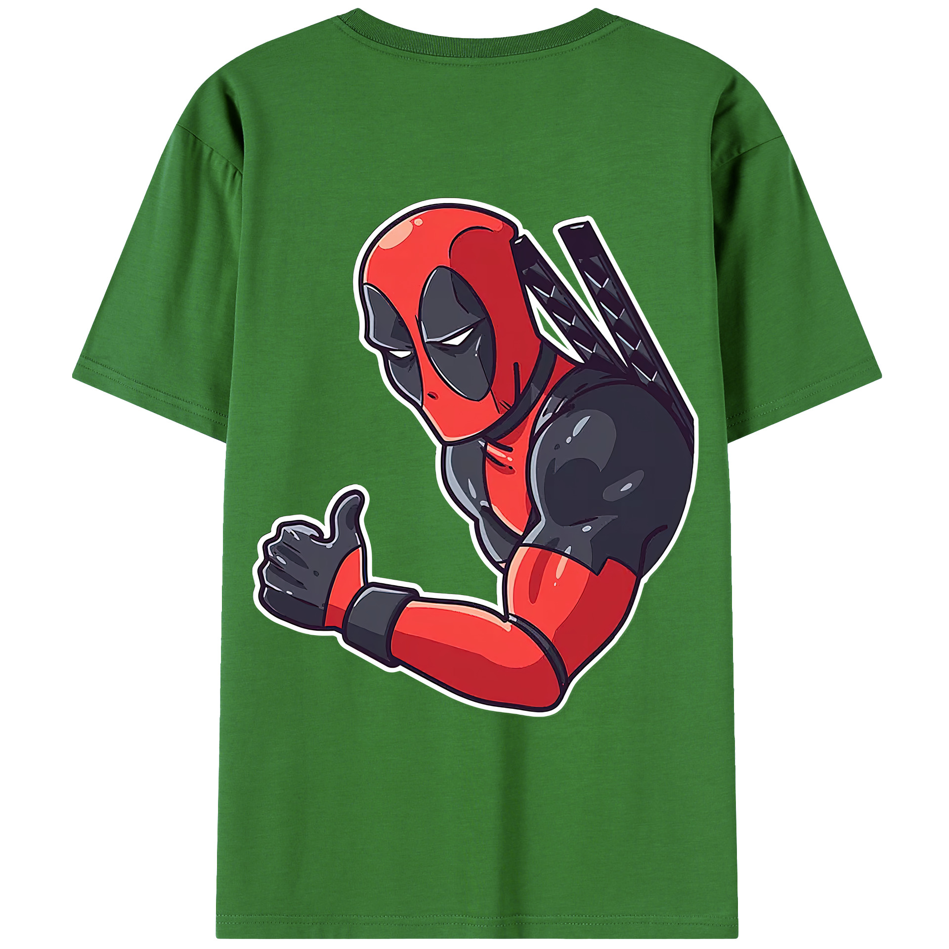 （画像用） Deadpool デッドプール レディース半袖Tシャツ(バックプリント)